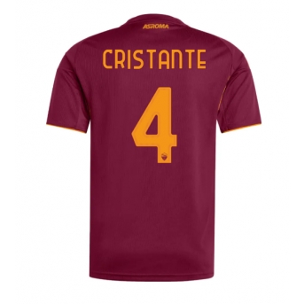 Billige Fotballdrakt AS Roma Bryan Cristante #4 Replika Hjemmedrakt 2025-26 Kortermet